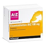 Eisentabletten AbZ 100 mg Filmtabletten: Zum Ausgleich von Eisenmangel, 100 Filmtabletten