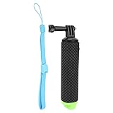 Wasserdichter Einbeinstativ, schwimmender Handgriff, wasserdichter, schwimmender Handgriff, Tauchen, Selfie-Stick, Einbeinstativ, Schnorcheln, Unterwassertauchen, Selfie-Stange(grün)