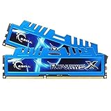 G.SKILL RipjawsX Arbeitsspeicher 16GB (1600MHz, 240-polig, CL9, 2X 8GB) DDR3-RAM Kit F3-1600C9D-16GXM Schwarz