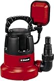 Einhell Tauchpumpe GC-SP 3580 LL (350 W, 8.000 Liter pro Stunde, flachabsaugend bis 1 mm, Pumpenstart ab 8 mm, integriertes Rückschlagventil)