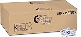 Extra Professional White, Zuckerfreier Kaugummi, Packung mit 150x2 Dragees, 300 Kaugummis insgesamt