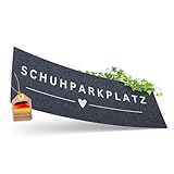 ElbFuchs® Schuhparkplatz Fußmatte 100x35cm | Ideale Schuhmatte Abtropfmatte und Schuhunterlage | Waschbare Fussmatte und Schuhabstreifer für Innen