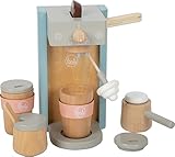 small foot Kaffeemaschinen-Set „Tasty“, Rollenspielzeug für Kinder ab 3 Jahren, aus Holz, Spielküchenzubehör, 12247