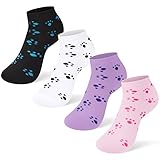 L&K-II 12 Paar Damen Sneaker Socken kurze socken sportsocken Freizeitsocken Mädchen Füßlinge Baumwolle Frühling Sommer Sommer mit Streifte Ringel Punkte Muster 92279-N 35 38