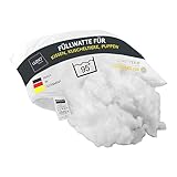 LILENO HOME Füllwatte 500g im praktischen Vlies Beutel - Füllmaterial u. Füllwatte für Kuscheltiere, Kissen, Basteln - Kissen Füllung waschbar bis 95 °C - perfekt als Watte o. Bastelwatte