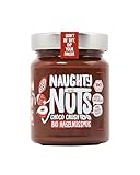 NAUGHTY NUTS Bio Haselnussmus Choco Crush | Vegane Schokolade | 100% Natürlich | Ohne Palmöl & Zucker | Ideal Als Topping Für Müsli | 250g