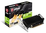 MSI NVIDIA GEFORCE GT 1030 2GHD4 LP OC Grafikkarte '2 GB GDDR4, 1518 MHz, Low Profile Design, DisplayPort, HDMI, passives lüfterloses Kühlsystem