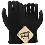 Migliore Wear Merino Unterziehhandschuhe, TOUCHSCREEN Wollhandschuhe Merinowollhandschuhe, Warme Innenhandschuhe Winterhandschuhe zum Radfahren, Laufen, Wandern, Fahren