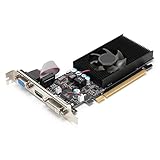 VBESTLIFE GT210 1G-Grafikkarte, DDR2, 64 Bit, PCI Express 2.0, 532 MHz, Desktop-PC-Grafikkarte Unterstützt 3D API DirectX 10