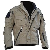 AmazingDays Winterjacke Parka Herren Sweatjacke Mantel Herren Übergangsjacke Herbst Wintermantel Herren Mit Reißverschluss Jacke Herren Dünn Leicht Sportjacke Herren Ohne Kapuze Parka