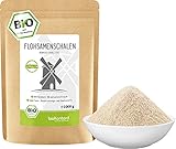 Flohsamenschalen gemahlen BIO 1000g (1kg) I 99% Reinheit I Flohsamenschalenmehl low carb - 100% Bio - indische Flohsamen Schalen - Rohkostqualität von bioKontor