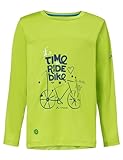 VAUDE Unisex Kinder Kids Solaro Ls Ii T-Shirt, Chute Green, 104 EU