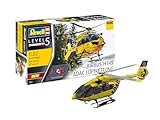 Revell Modellbausatz I H145 ADAC/REGA I Detailreicher Level 5 Hubschrauber Bausatz I 200 Teile I Maßstab 1:32 I für Kinder und Erwachsene ab 13 Jahren, Gelb