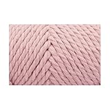 Schachenmayr Macramé 5 Mm - Farbe: Powder Pink (00036) - 250 g/ca. 40 m Wolle