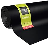 LILENO HOME Rillen Gummimatte Meterware 50x100 cm - Gummiläufer Rillenmatte (3mm) als Werkstattboden, Antirutschmatte, Werkbank Auflage u. Bodenmatte - Gummi Matte für Keller, Anhänger, Garage