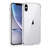 Whioltl Hülle für iPhone X und iPhone XS, Durchsichtig und Stoßfeste Schutzhülle mit Weiche Silikon Handyhülle, Crystal Clear Transparent Bumper Case, [Militärischer Fallschutz] [Nicht Vergilbend]