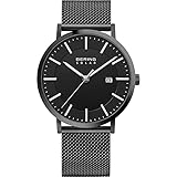 BERING Herren Uhr Solar Movement - Solar Collection mit Edelstahl und Saphirglas 15439-222