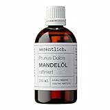 Mandelöl 100ml - 100% reines Basisöl von wesentlich. - natürliche Pflege für Haut und Haar