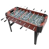 Tischfussball, 120x61x81cm Tischkicker Kinder und Erwachsene mit 8 Stick, Kickertisch, Einfache Montage, 18kg