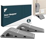 shinfly Türstopper Boden, 2-Stück-Set, Türkeil Gummi Zum Tür Sperren, Rutschfest, Keine Kratzer, Türstopper Keil Geeignet für Alle Arten Von Bodenbelägen, Door Stopper mit Aufbewahrungscontainer