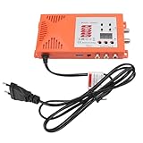 MENDUNER Modulator RF HDMI, HD Multimedia Interface AV zu RF Modulator PAL NTSC HD 1080P Koaxial RF Modulator mit Antennenanschluss Kanalschalter 100-240V (AC 110V-240V EU-Stecker)