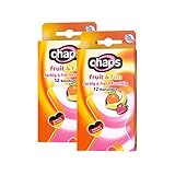 chaps Kondome fruit & fun, farbig & frech fruchtig, bunt - für Abwechslung und Spaß, 24 Stück, Made in Germany