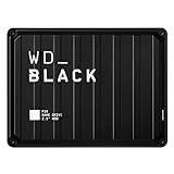 WD_BLACK P10 Game Drive 4 TB externe Festplatte (mobile und robuste High-Perfomance-Festplatte, für Konsole und PC, bis zu 125 Spiele speichern) Schwarz