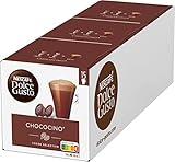 NESCAFÉ Dolce Gusto Chococino | 90 Kapseln Trinkschokolade | Feiner Kakao Geschmack | Cremige Milch und beste Schokolade | Schnelle Zubereitung | Aromaversiegelte Kapseln | 3er Pack (3 x 30 Kapseln)