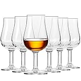 Krosno Whisky Verkostungs-gläser | Set von 6 | 100 ML | Epicure Kollektion | Perfekt für zu Hause, Restaurants und Partys | Spülmaschinenfest