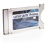 Unicam Prime CI Modul I Common Interface Karte mit DeltaCrypt-Verschlüsselung 3.0 für den Empfang verschlüsselter Sender I DVB CI-konforme PCMCIA CI-CAM für Smart Cards TV (CI Modul)