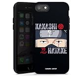 Panzer Handyhülle kompatibel mit Apple iPhone 7 robuste Outdoor Hülle Schutzhülle matt Kakashi Hatake Offizielles Lizenzprodukt Naruto Shippuden