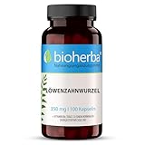 Löwenzahn Löwenzahnwurzel 350 mg 100 Kapseln, Hochwertiger Komplex mit Vitamin B6 zur Unterstützung der Lebergesundheit von BIOHERBA