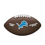 Wilson American Football NFL TEAM LOGO, Offizielle Größe, Mischleder, Detroit Lions