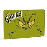 United Labels Grinch Frühstücksbrettchen 23,5x14,5 cm, Brettchen spülmaschinenfest, Schneidebrettchen aus Resopal