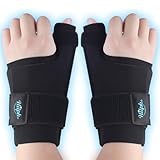 Hilph Kühlpad Handgelenk Kühlhandschuhe für Hände & Daumen, Kühlhandschuhe für hände, Gel-Handschuhe für Karpaltunnel & Tenosynovitis, Daumen bei Chemo-Therapie, Rheuma, Arthritis - 2 Stück