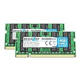 BRAINZAP 8GB DDR2 RAM SO-DIMM PC2-5300S 2Rx8 667 MHz 1.8V CL6 Notebook Laptop Arbeitsspeicher (2X 4GB)