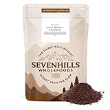 Sevenhills Wholefoods Acai Pulver Bio 100g, Rohkost, Gefriergetrocknet Beeren, Aus Brasil