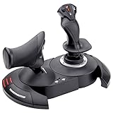 Thrustmaster T.Flight Hotas X - 5-Achsen-Flugsimulator-Joystick mit Schubhebel, einstellbarem Widerstand und programmierbaren Tasten für PC