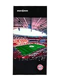 FC Bayern München Strandtuch | Handtuch | Badetuch | Arena | 180x90 cm | Fußball