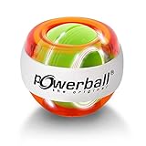 Powerball Lightning Red, gyroskopischer Handtrainer mit rotem Lichteffekt, transparent-rot, das Original von Kernpower