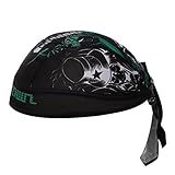 X-Labor Top Bandana Cap Atmungsaktiv Kopftuch Bikertuch UV Schutz Fahrrad Erwachsene Radsport Motorrad Kopfbedeckung Motiv-C