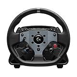 Logitech G PRO Rennlenkrad für PC, Direktantrieb 11 Nm, TRUEFORCE Force Feedback, magnetische Schaltwippen, Doppelkupplung, OLED-Display, Schnellentriegelung, PRO Tastenlayout - Schwarz