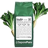 SaporePuro INULIN pulver 500 g - LANGE KETTE - Präbiotische Pflanzenfaser aus Zichorienwurzeln