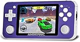 RG351P Handheld Spielkonsole , Retro Spielkonsole Open Source Linux-System With 64G TF Card 2500 Spielkonsole Support PSP / PS1 / N64 / NDS , 3.5 Zoll IPS Bildschirm Portable Spielkonsole - Purple