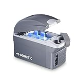 Dometic BordBar TB 08, tragbare thermo-elektrische Kühlbox / Heizbox, 8 Liter, 12 V für Auto und Lkw, Grau