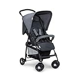 hauck Buggy Sport, Ultra Leicht - nur 5,9 kg, für Kinder bis 15 kg, Klein Zusammenklappbar, Reisebuggy mit Liegefunktion, Extra Großer Korb bis 3 kg (Charcoal/Stone)