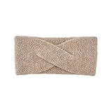 NF NITZSCHE fashion - Stirnband für Damen - Farben: schwarz, grau und rose - one size - elegantes Kopfband - Haarband - dünn (beige)