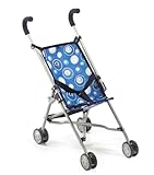 Bayer Chic 2000 Puppenbuggy Roma, Puppenwagen, Mini-Buggy, Boys Blue, Blau, 50 x 29 x 57 cm