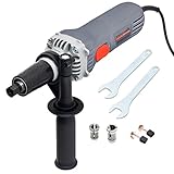 Spindelschleifmaschine 600 Watt (lang) | Spannzangen Ø 6mm und 8mm | Spindelhals Ø 43mm | Drehzahlstufen - 6 | Schleifer, Fräser, Geradschleifer