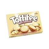 Toffifee White Chocolate – 1 x 125 g – Haselnuss in Karamell mit heller Creme und weißer Schokolade – ideal zum gemeinsamen Naschen und Teilen